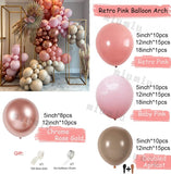 Popxstar Makaron Baby Pink Birthday Decor Balloon Garland Arch Kit Girls Wedding Birthday Purple Balloons Baby Shower Party Decorations