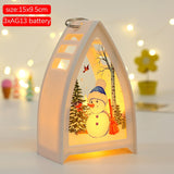 Popxstar Christmas Wind Light Christmas Tree Hanging Ornaments Navidad  Room Decor Noel Xmas Gifts New Year Lamp Home Decoration