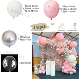 Popxstar Makaron Baby Pink Birthday Decor Balloon Garland Arch Kit Girls Wedding Birthday Purple Balloons Baby Shower Party Decorations