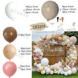 Popxstar White Metal Gold Balloon Garland Arch Kit Girl Propose Wedding Party Latex Birthday Ballons Gender Reveal Baby Shower Decoration