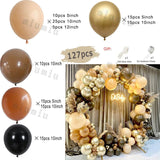 Popxstar Matte Sand White Apricot Balloon Garland Arch Kit Boho Wedding Birthday Party Champagne Gold Latex Baby Shower Decoration Ballon