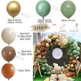 Popxstar Matte Sand White Apricot Balloon Garland Arch Kit Boho Wedding Birthday Party Champagne Gold Latex Baby Shower Decoration Ballon