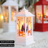 Popxstar Christmas Wind Light Christmas Tree Hanging Ornaments Navidad  Room Decor Noel Xmas Gifts New Year Lamp Home Decoration