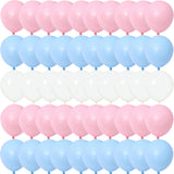 Popxstar 10Inch Macaron Baby Pink Blue Pastel Balloons Boy Or Girl Gender Reveal Baby Shower Decoration Gold Metallic Balon Birthday Part