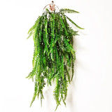 Popxstar Artificial Persian Fern Leaves Vines Room Decor Hanging Decoration Artificial Flower Ivy Hanging Wreath Wedding  Wall Decoration