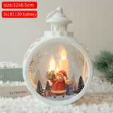 Popxstar Christmas Wind Light Christmas Tree Hanging Ornaments Navidad  Room Decor Noel Xmas Gifts New Year Lamp Home Decoration