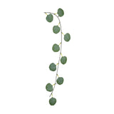 Popxstar Artificial Eucalyptus Garland with Willow Leaves Fake Hanging Greenery Vines for Wedding Table Runner Doorways