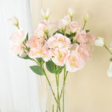 Popxstar 69cm Artificial Flowers Rose Bouquet Peony Silk Leaves Flower Bud For Wedding Home Decoration Fake Plant Birthday Chritmas Decor
