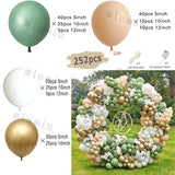 Popxstar Matte Sand White Apricot Balloon Garland Arch Kit Boho Wedding Birthday Party Champagne Gold Latex Baby Shower Decoration Ballon