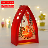 Popxstar Christmas Wind Light Christmas Tree Hanging Ornaments Navidad  Room Decor Noel Xmas Gifts New Year Lamp Home Decoration