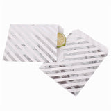 Popxstar 50pcs/ Lot treat candy bag high quality Party Favor Paper Bags Chevron Polka Dot Stripe Printed Paper craft Bags Bakery Bags