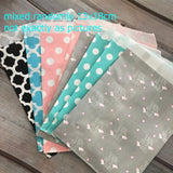 Popxstar 50pcs/ Lot treat candy bag high quality Party Favor Paper Bags Chevron Polka Dot Stripe Printed Paper craft Bags Bakery Bags