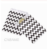 Popxstar 50pcs/ Lot treat candy bag high quality Party Favor Paper Bags Chevron Polka Dot Stripe Printed Paper craft Bags Bakery Bags