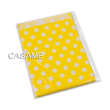 Popxstar 50pcs/ Lot treat candy bag high quality Party Favor Paper Bags Chevron Polka Dot Stripe Printed Paper craft Bags Bakery Bags