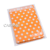 Popxstar 50pcs/ Lot treat candy bag high quality Party Favor Paper Bags Chevron Polka Dot Stripe Printed Paper craft Bags Bakery Bags